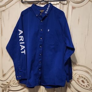 Ariat Men's Bold Blue Casual Shirt